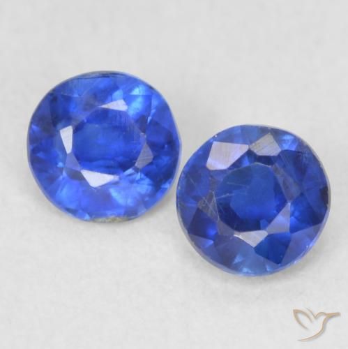 0.54 ct Blue Kyanite, 3.8 mm Round Cut From Nepal, Photo A