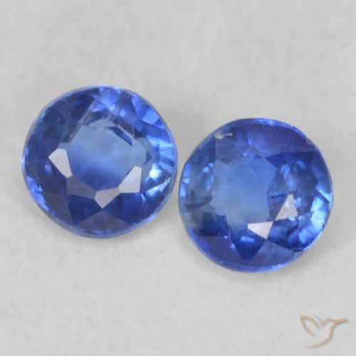 0.47 ct Blue Kyanite, 3.7 mm Round Cut From Nepal, Photo A