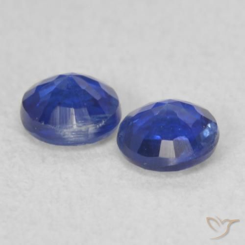 Kyanite Gemstones in 3.5 mm (calibrated) Size for Sale, Kyanite Stones in True Blue Color
