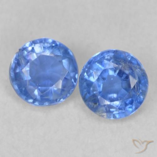 0.44 ct Blue Kyanite, 3.6 mm Round Cut From Nepal, Photo A