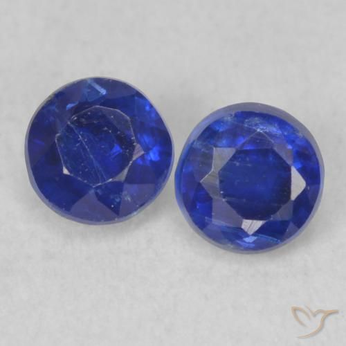 0.58 ct Blue Kyanite, 3.7 mm Round Cut From Nepal, Photo A
