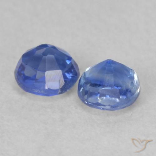 Kyanite Gemstones in 3.8 mm Size for Sale, Kyanite Stones in Deep Blue Color