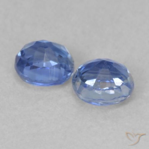 Kyanite Gemstones in 3.7 mm Size for Sale, Kyanite Stones in Navy Blue Color