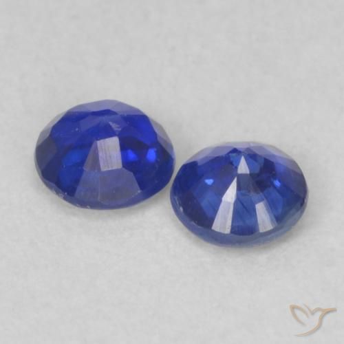 Kyanite Gemstones in 3.7 mm Size for Sale, Kyanite Stones in Deep Blue Color