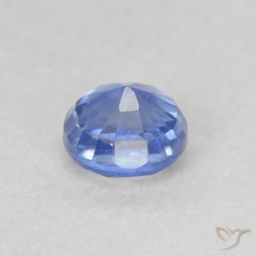 Kyanite Gemstone in 3.8 mm Size for Sale, Kyanite Stone in Light Navy Blue Color