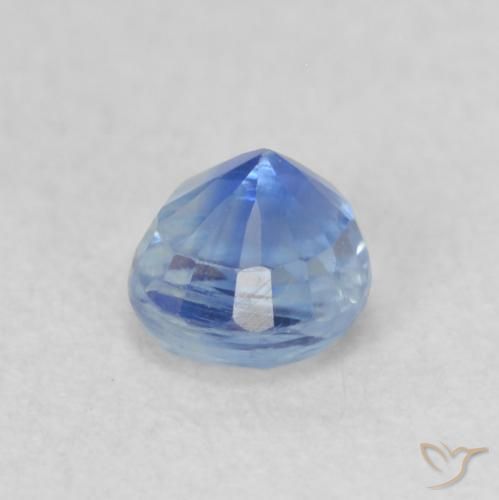 Kyanite Gemstone in 3.8 mm Size for Sale, Kyanite Stone in Light Navy Blue Color