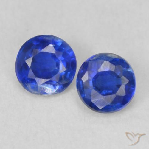0.46 ct Blue Kyanite, 3.7 mm Round Cut From Nepal, Photo A