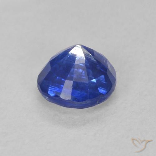 Kyanite Gemstone in 4.3 mm Size for Sale, Kyanite Stone in Deep Azure Blue Color