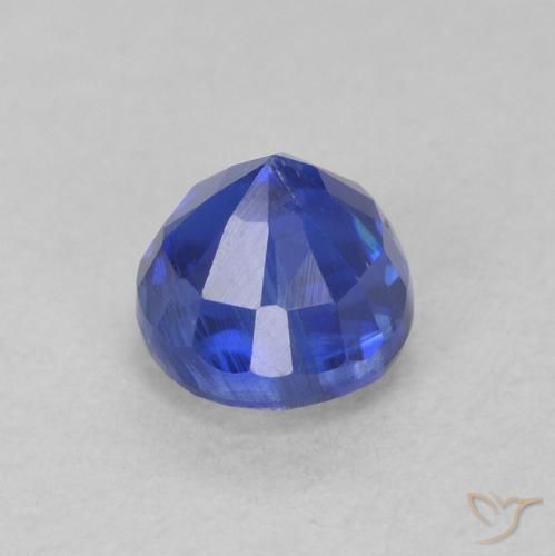 Kyanite Gemstone in 4.3 mm Size for Sale, Kyanite Stone in Deep Blue Color