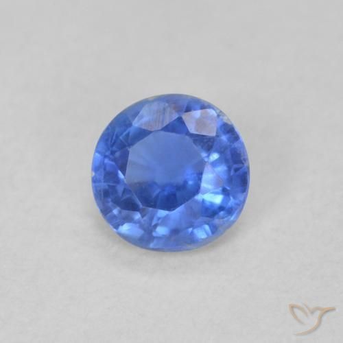 0.28 ct Blue Kyanite Stone, Natural Kyanite in Round Facet Shape for Sale