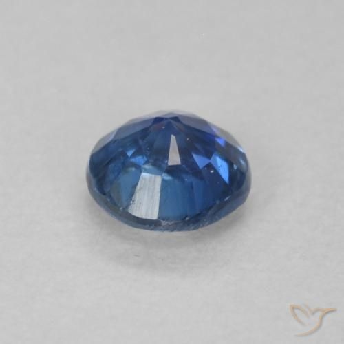 Kyanite Gemstone in 4.2 mm Size for Sale, Kyanite Stone in Dark Blue Color