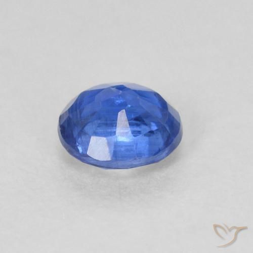 Kyanite Gemstone in 4.2 mm Size for Sale, Kyanite Stone in Deep Azure Blue Color