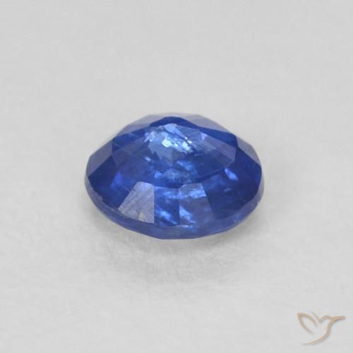 Kyanite Gemstone in 4.2 mm Size for Sale, Kyanite Stone in Navy Blue Color