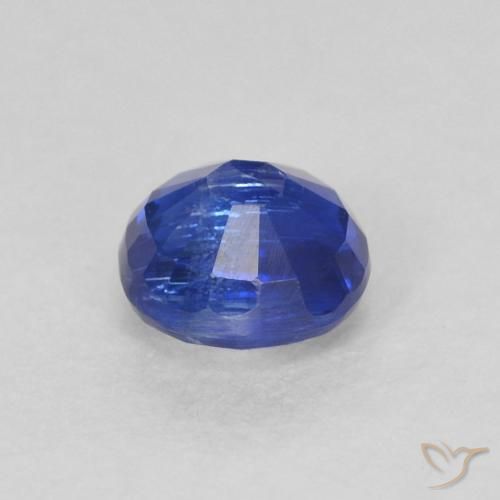 Kyanite Gemstone in 4.3 mm Size for Sale, Kyanite Stone in Deep Blue Color