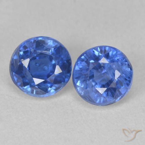 1.45ctw Natural Baby Blue Kyanite, Round, SI