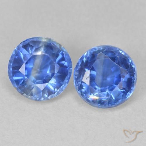 1.30ctw Natural Baby Blue Kyanite, Round, SI