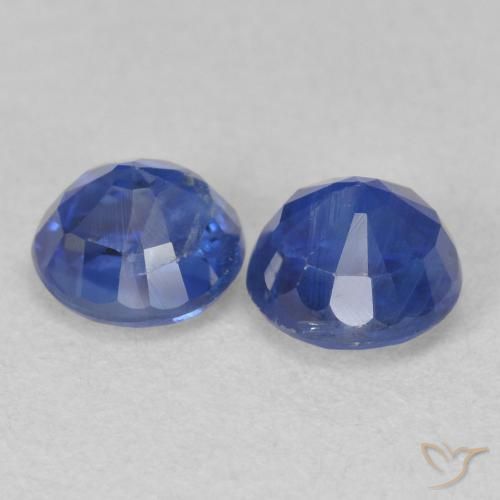 Kyanite Gemstones in 5 mm (calibrated) Size for Sale, Kyanite Stones in True Blue Color