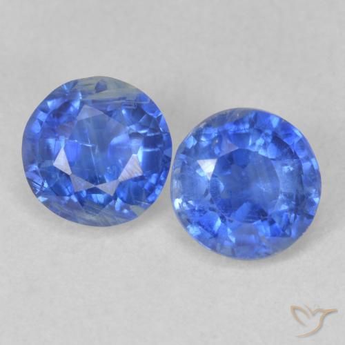 1.33ctw Natural Light Blue Kyanite, Round, SI