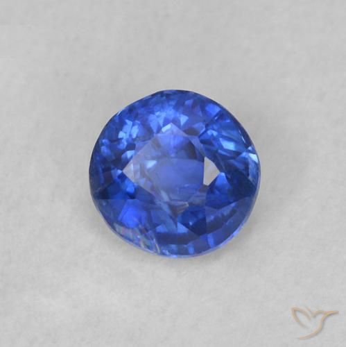 0.36 ct Blue Kyanite Stone, Natural Kyanite in Round Facet Shape for Sale