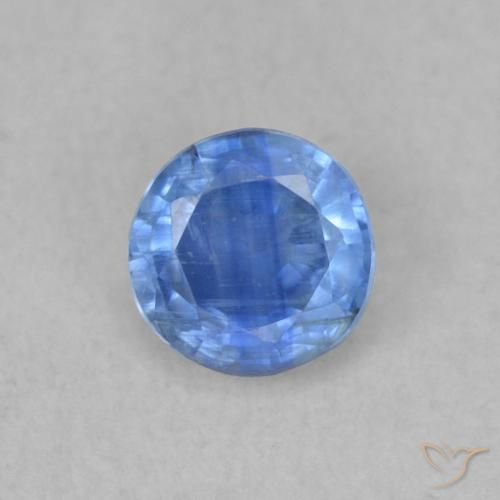 0.39ct Natural Light Blue Kyanite, Round, SI