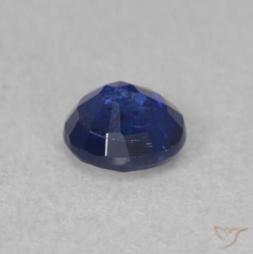 Kyanite Gemstone in 4.2 mm Size for Sale, Kyanite Stone in Dark Blue Color