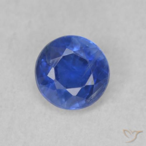 0.42ct Natural Baby Blue Kyanite, Round, SI