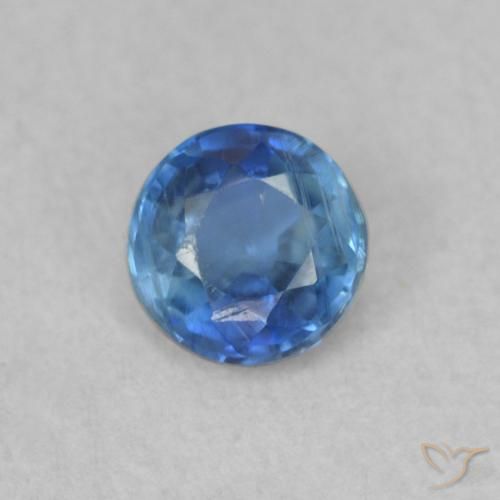 0.36ct Natural royal blue Kyanite, Round, SI