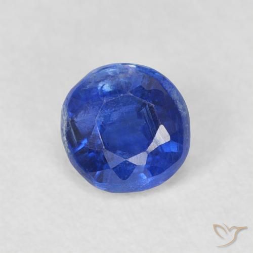0.42ct Natural Navy Blue Kyanite, Round, SI