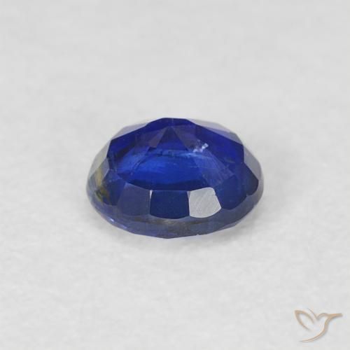 Kyanite Gemstone in 4.3 mm Size for Sale, Kyanite Stone in Navy Blue Color