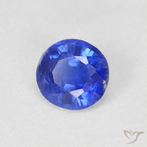 0.34 ct Blue Kyanite Stone, Natural Kyanite in Round Facet Shape for Sale