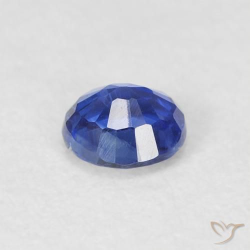 Kyanite Gemstone in 4 mm (calibrated) Size for Sale, Kyanite Stone in Deep Azure Blue Color
