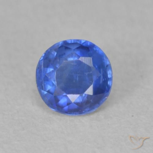 0.33ct Natural True Blue Kyanite, Round, SI