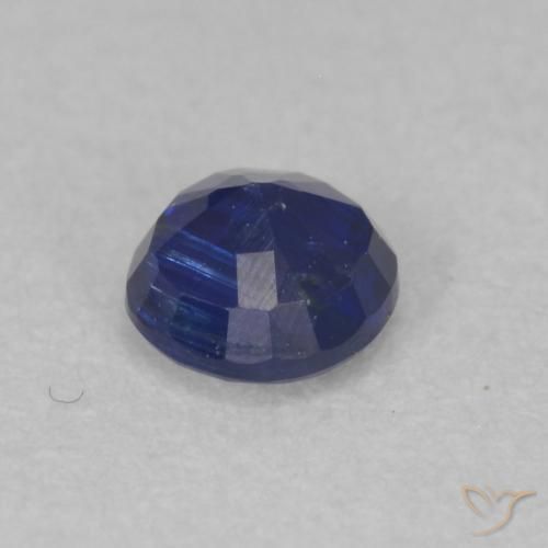 Kyanite Gemstone in 4.2 mm Size for Sale, Kyanite Stone in Navy Blue Color