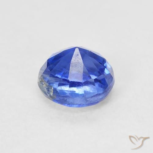 Kyanite Gemstone in 4.3 mm Size for Sale, Kyanite Stone in Deep Blue Color