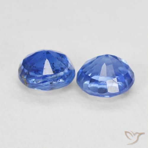Kyanite Gemstones in 4.2 mm Size for Sale, Kyanite Stones in Dark Blue Color