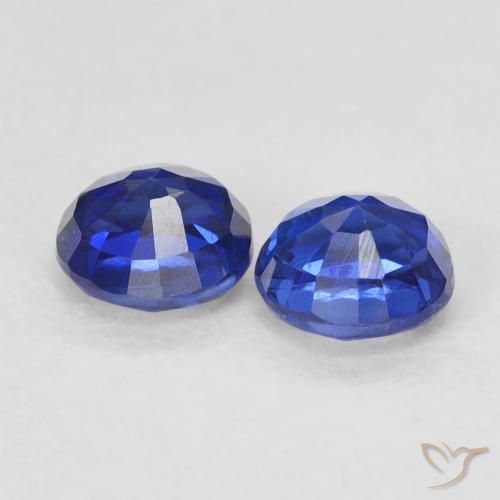 Kyanite Gemstones in 4.3 mm Size for Sale, Kyanite Stones in Dark Blue Color