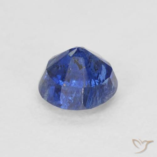 Kyanite Gemstone in 4 mm (calibrated) Size for Sale, Kyanite Stone in Navy Blue Color
