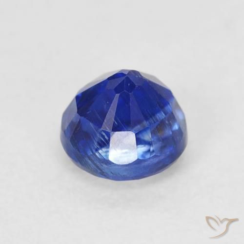 Kyanite Gemstone in 4.2 mm Size for Sale, Kyanite Stone in Dark Blue Color