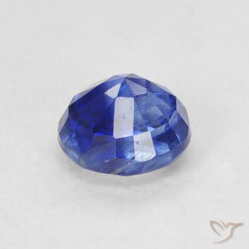 Kyanite Gemstone in 4.3 mm Size for Sale, Kyanite Stone in Navy Blue Color