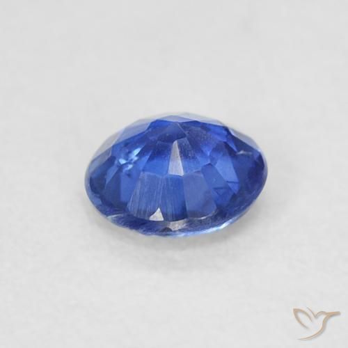 Kyanite Gemstone in 4.2 mm Size for Sale, Kyanite Stone in Deep Azure Blue Color
