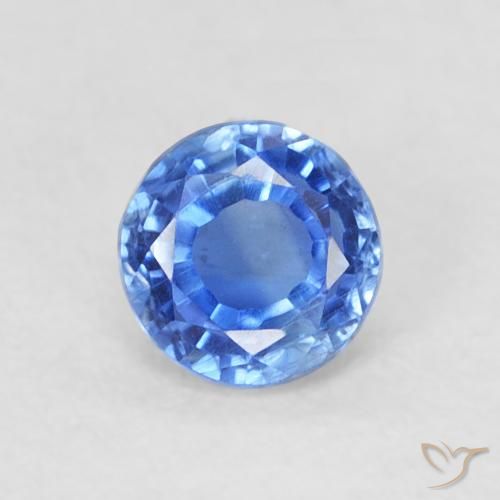 0.37ct Natural Light Blue Kyanite, Round, VS-SI