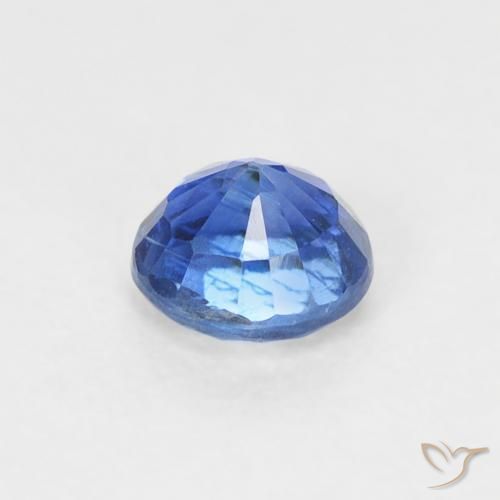 Kyanite Gemstone in 4 mm (calibrated) Size for Sale, Kyanite Stone in Light Navy Blue Color
