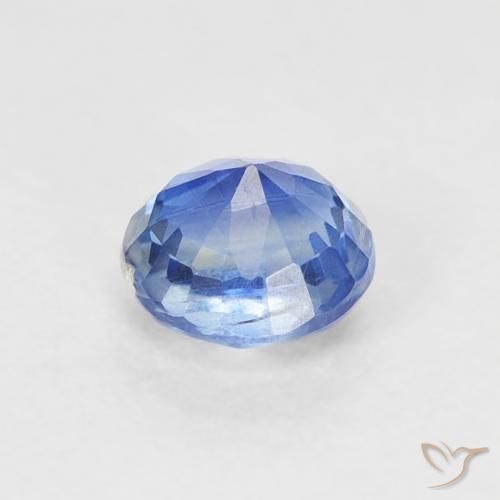 Kyanite Gemstone in 4.3 mm Size for Sale, Kyanite Stone in Deep Azure Blue Color
