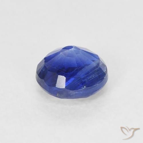 Kyanite Gemstone in 4.3 mm Size for Sale, Kyanite Stone in Deep Azure Blue Color