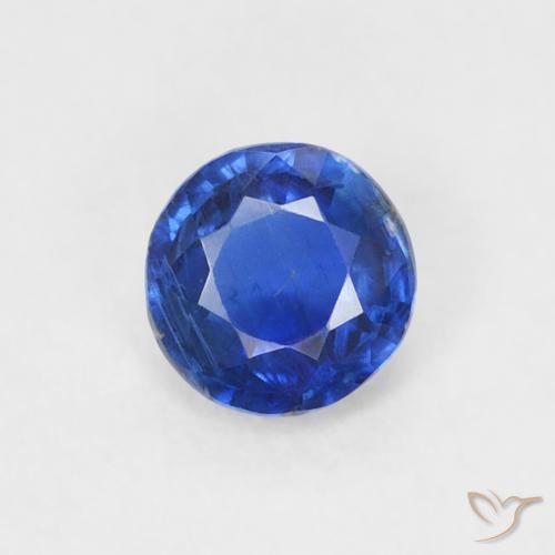 0.31ct Natural True Blue Kyanite, Round, SI