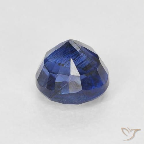 Kyanite Gemstone in 4.3 mm Size for Sale, Kyanite Stone in Very Deep Blue Color