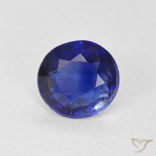 0.47 ct Blue Kyanite Stone, Natural Kyanite in Round Facet Shape for Sale