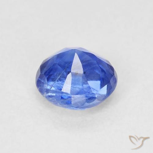Kyanite Gemstone in 5.2 mm Size for Sale, Kyanite Stone in Deep Azure Blue Color