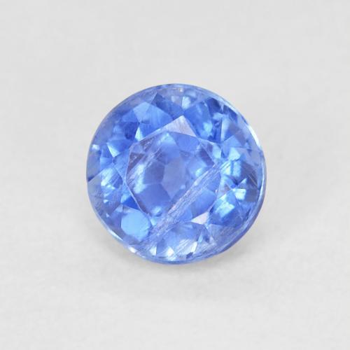 0.71 ct Blue Kyanite Stone, Natural Kyanite in Round Facet Shape for Sale