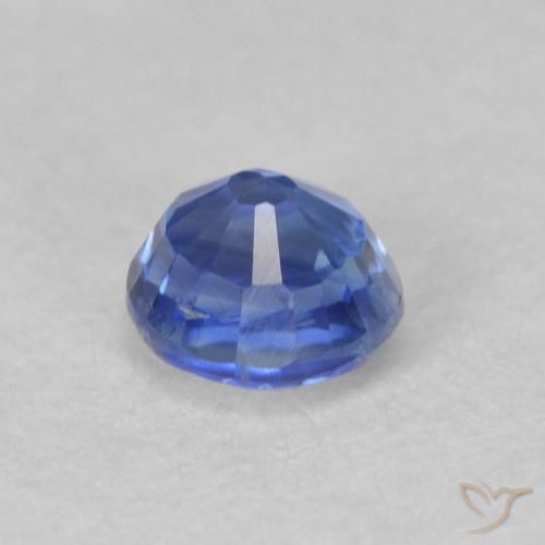 Kyanite Gemstone in 4.3 mm Size for Sale, Kyanite Stone in Deep Azure Blue Color